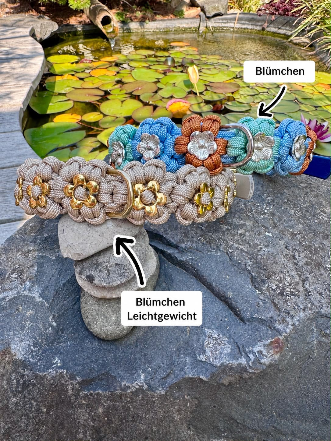 Halsband „Blümchen Leichtgewicht“