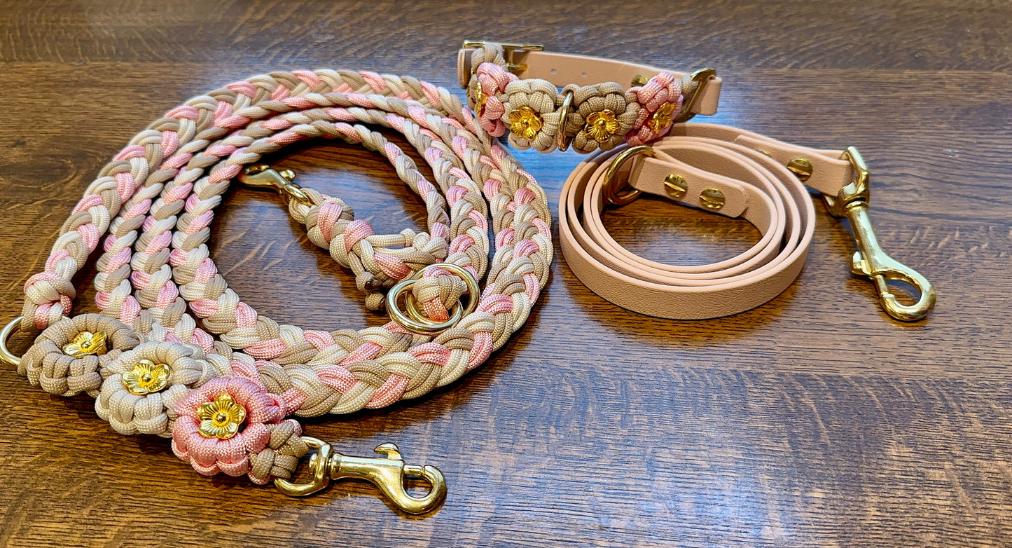 Bestseller: Mix & Match Leine inkl. Blümchen und Halsband - Feines Mädchen