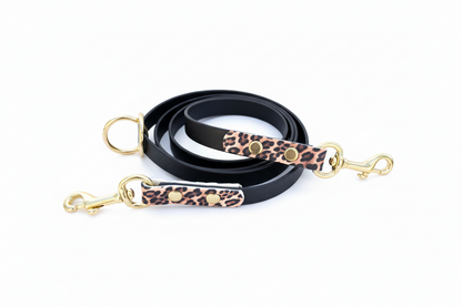 Limited Edition Biothaneleine mit Leoprint-Akzenten