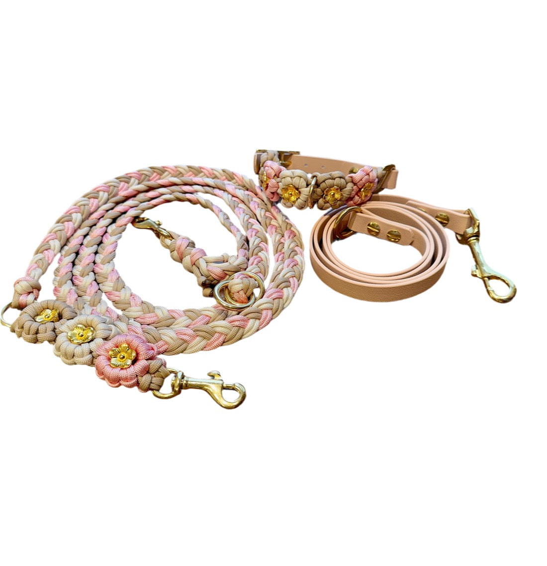 Bestseller: Mix & Match Leine inkl. Blümchen und Halsband - Feines Mädchen